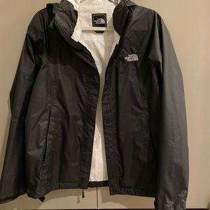 Black Women’s Northface Rain Jacket